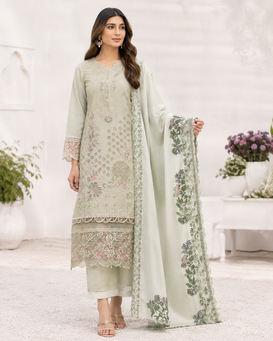 Pistachio Riwaayat – Pakistani Cotton Lawn Suit