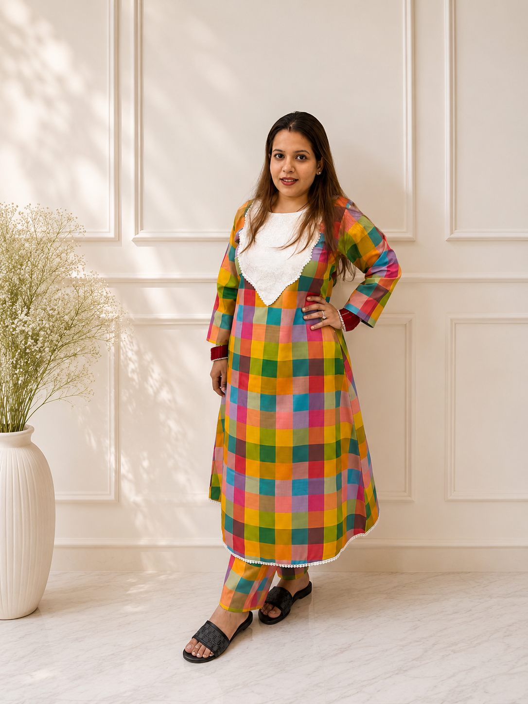 Multicolor harmony Kurta Set
