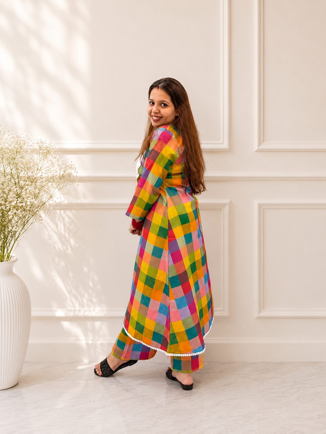 Multicolor harmony Kurta Set